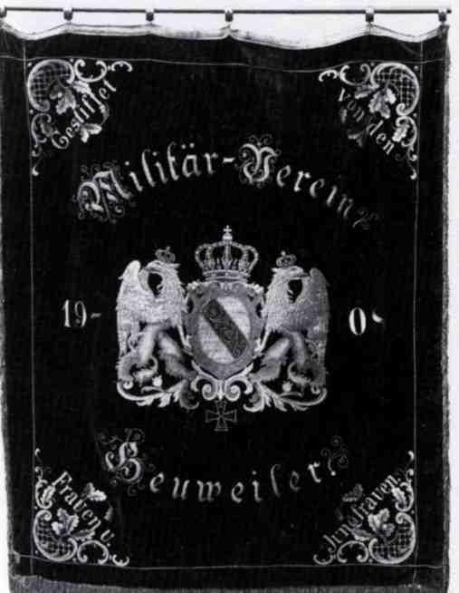 Fahne des Militärvereins Heuweiler